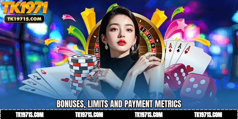 Bonuses, Limits and Payment Metrics