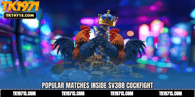 Popular Matches Inside SV388 Cockfight